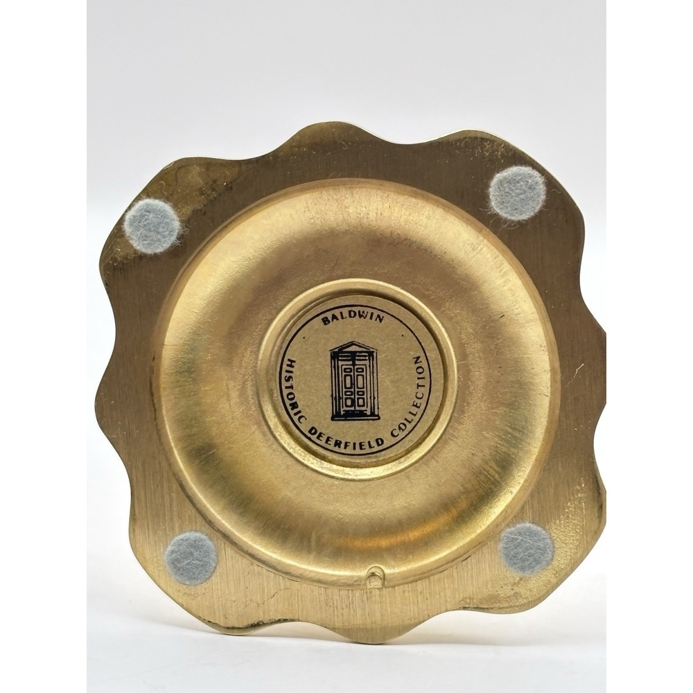 Baldwin Polished Brass 7" Candlestick Historic Deerfield Collection Colonial - Picture 3 of 7
